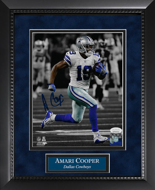 Amari Cooper Autograph Photo Run Spotlight 11x14