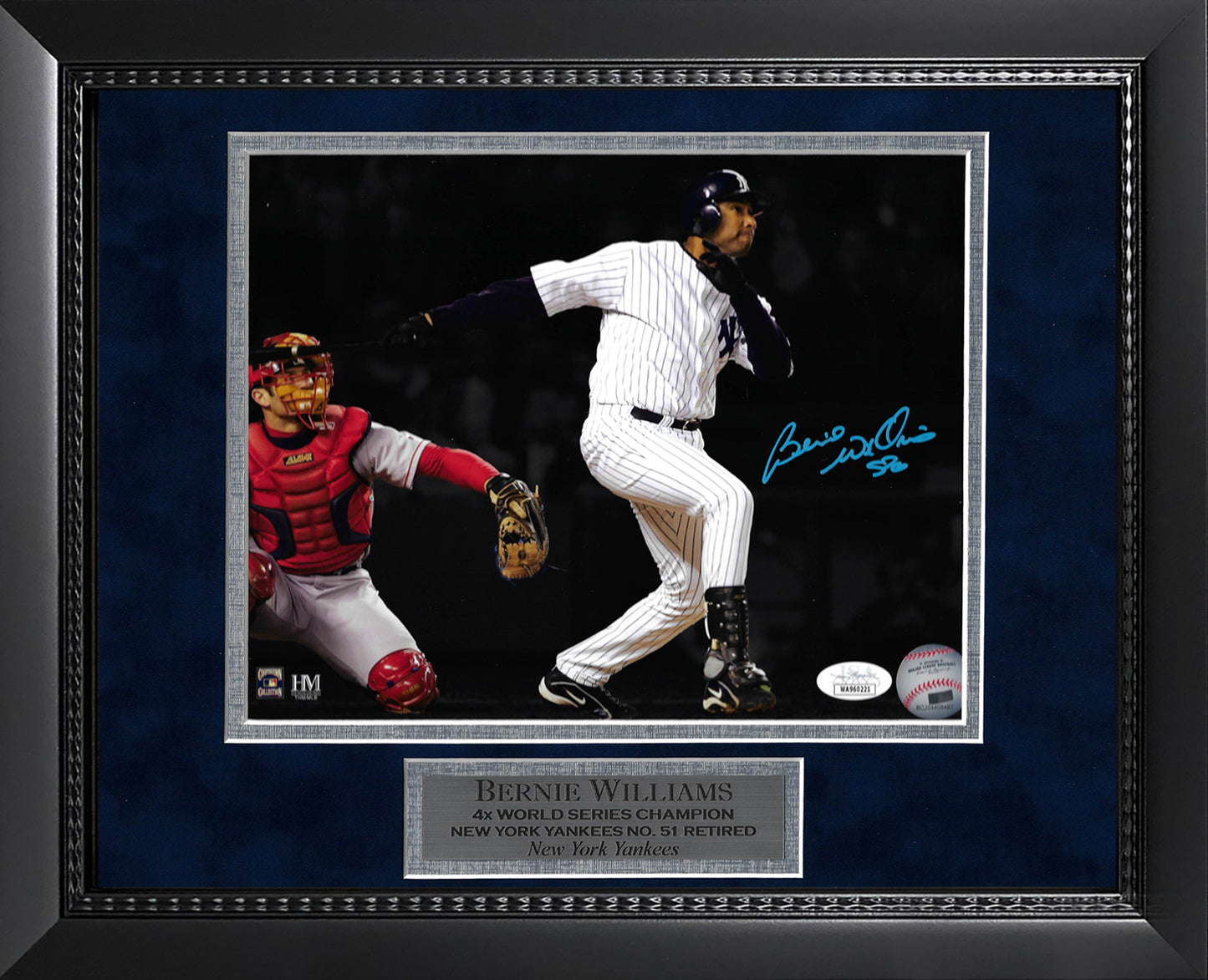 Bernie Williams Autograph Photo Spotlight 11x14