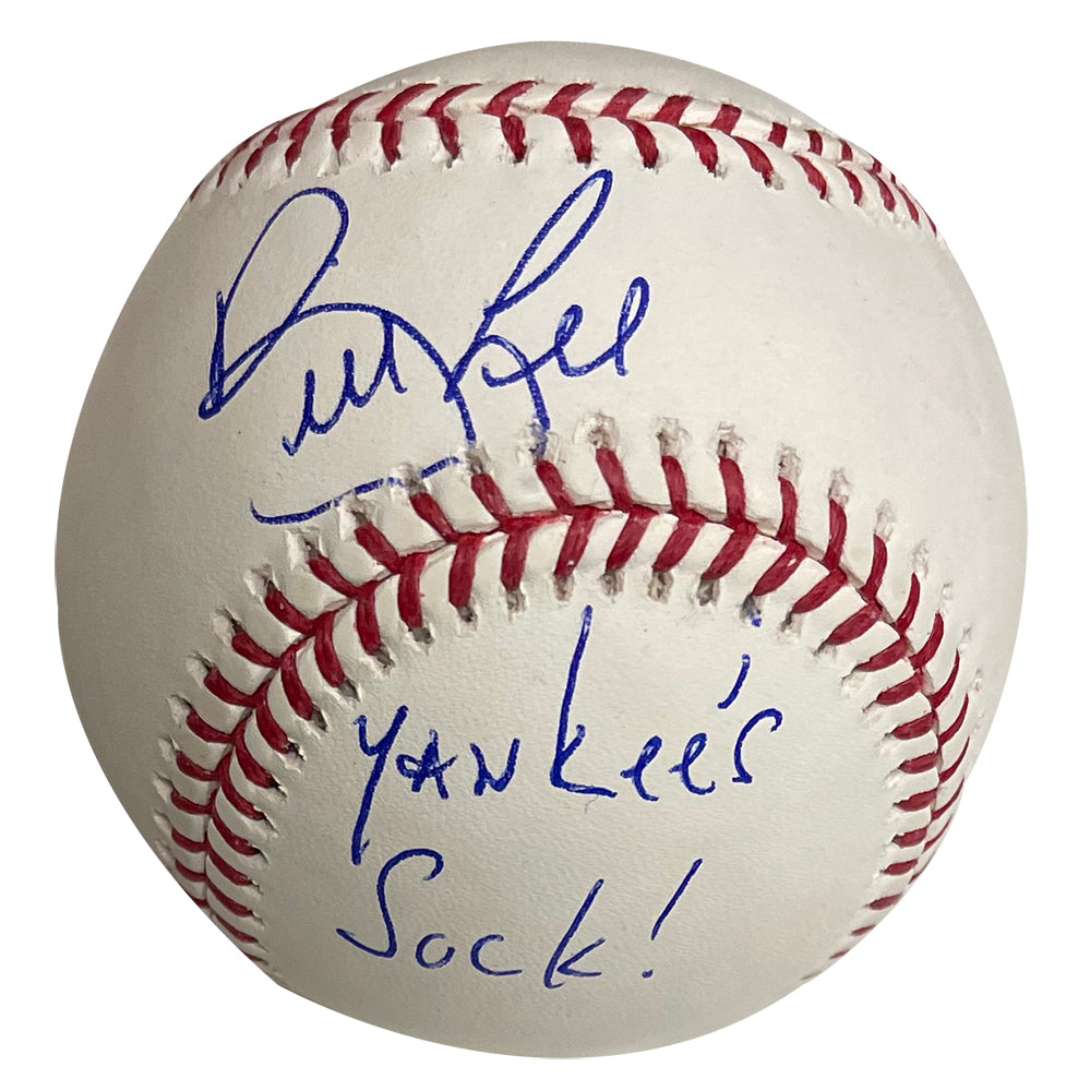 Bill Lee Autograph Baseball Inscription Yankees Suck