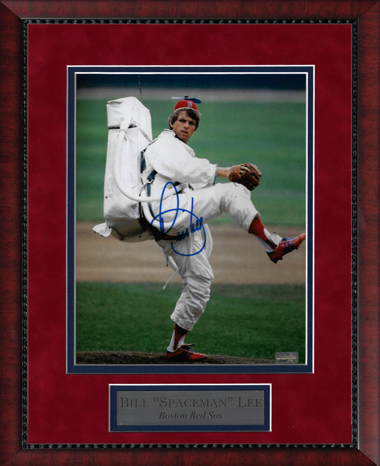 Bill Lee Autograph Photo Spaceman Suit 11x14
