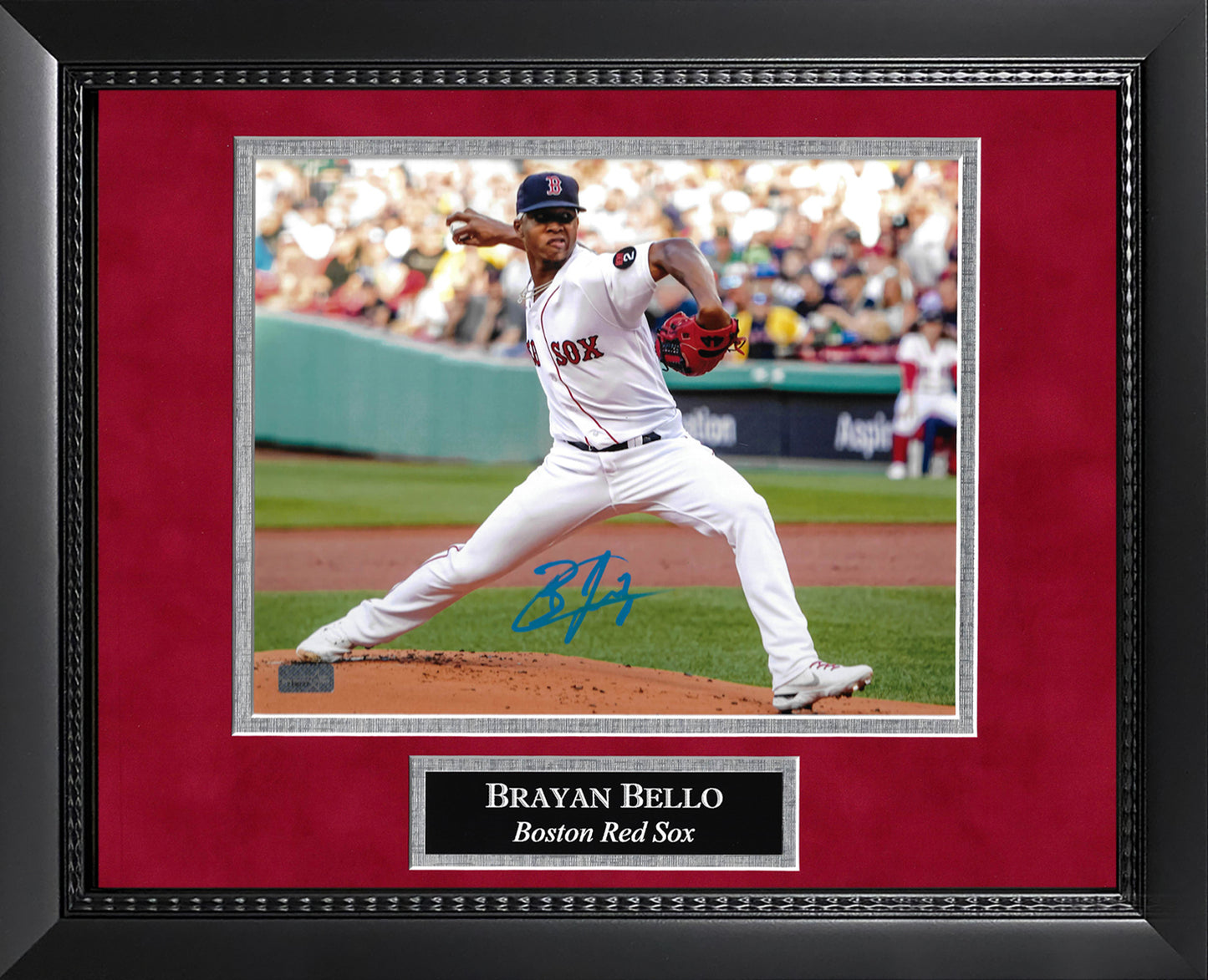 Brayan Bello Autograph Photo Pitch 11x14