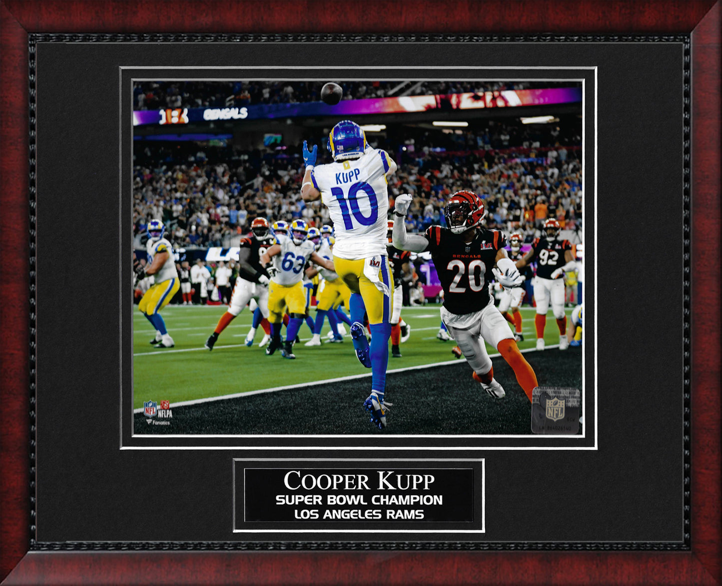 Cooper Kupp Photo Catch Ball 11x14