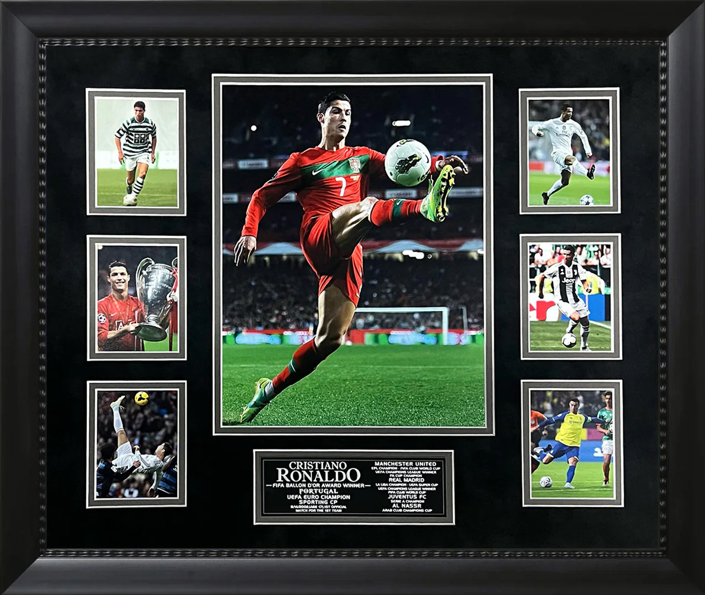 Cristiano Ronaldo Career Collage 16x20