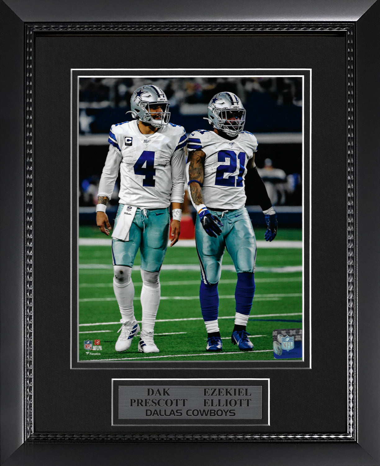 Dak Prescott Ezekiel Elliott Photo Walking On Field 11x14