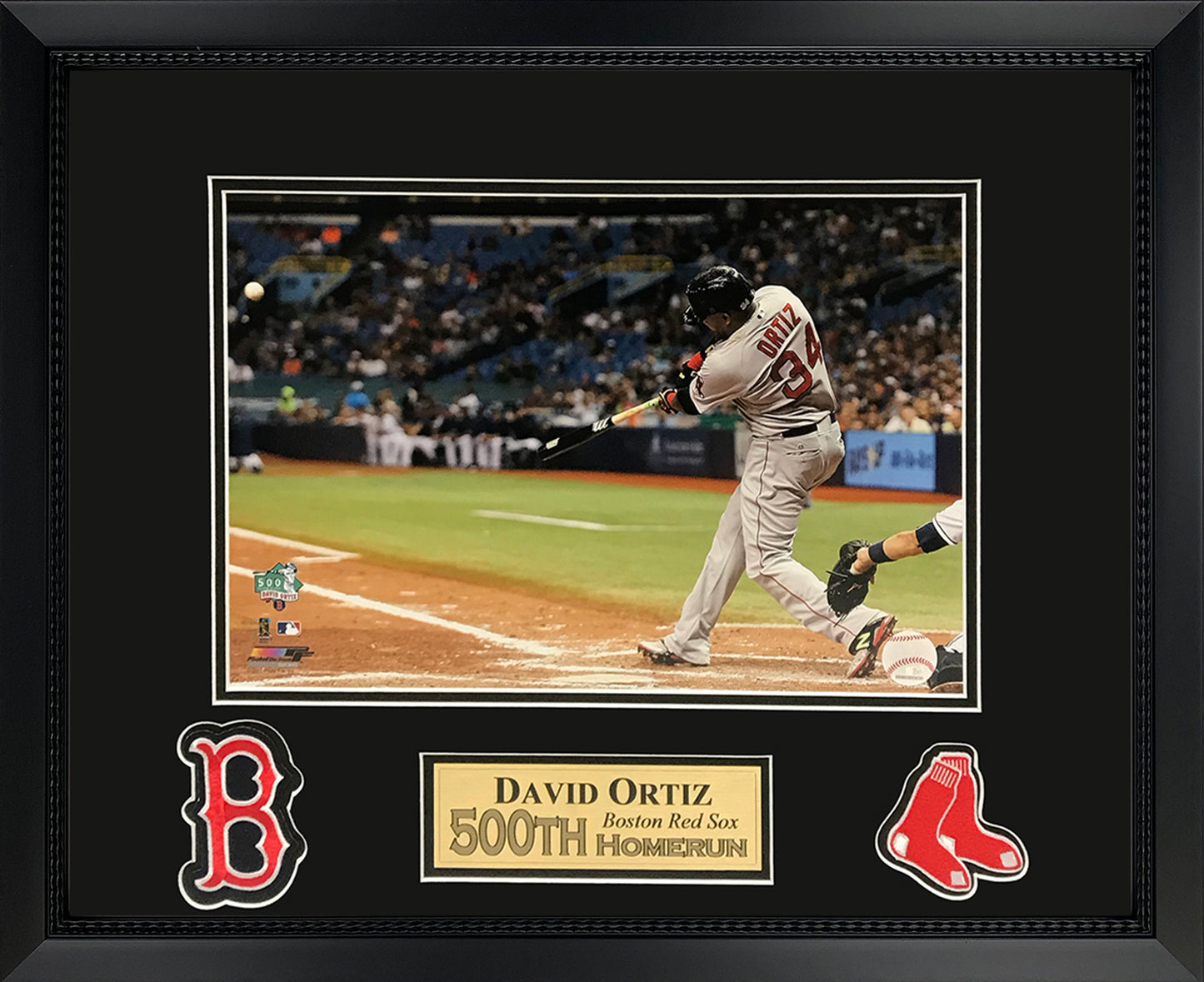 David Ortiz Photo Swing 500th Home Run 16x20