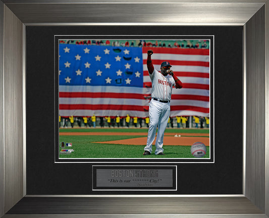 David Ortiz Photo Boston Strong Speech 11x14