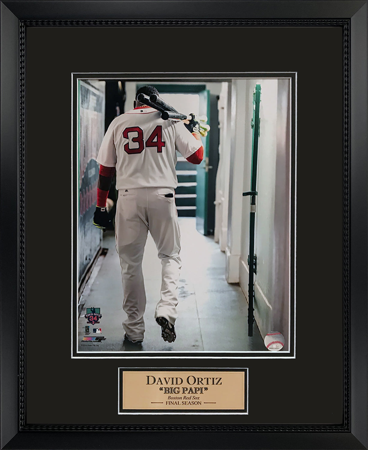 David Ortiz photo Final season walking in tunnel 16x20