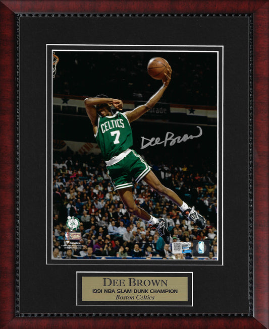 Dee Brown Autograph Photo '91 Slam Dunk Champion 11x14