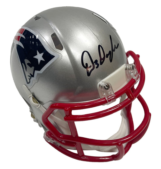 Demario Douglas Autograph Patriots Mini Helmet