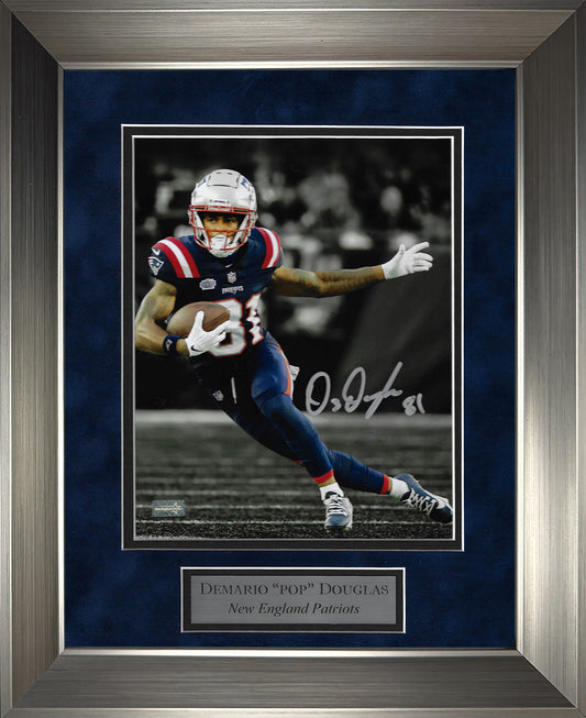 Demario Douglas Autograph Photo Run 11x14