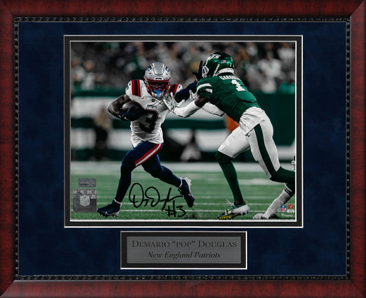 Demario Douglas Autograph Photo Shove Jets 11x14