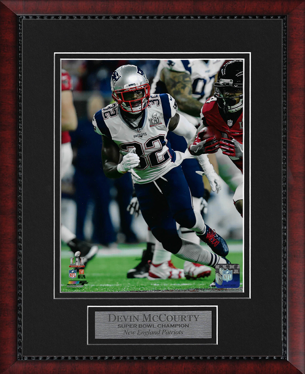 Devin McCourty Photo Super Bowl LI Run 11x14