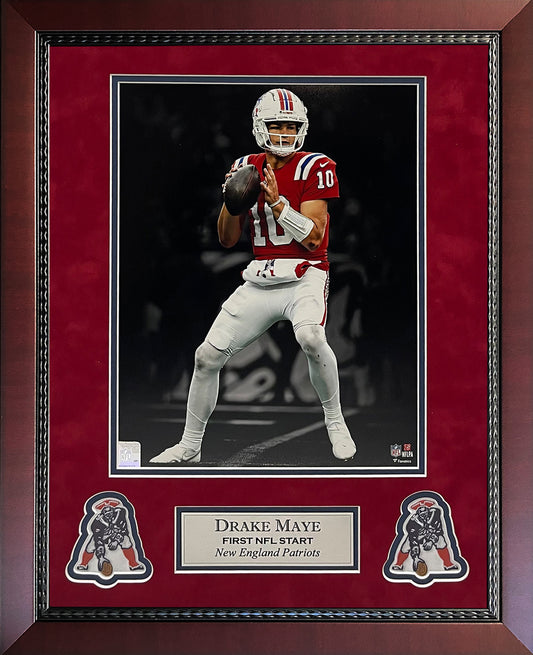 Drake Maye Photo First NFL Start Spotlight 16x20