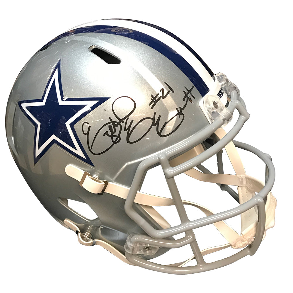 Ezekiel Elliott Autograph Helmet Replica Speed Dallas Cowboys