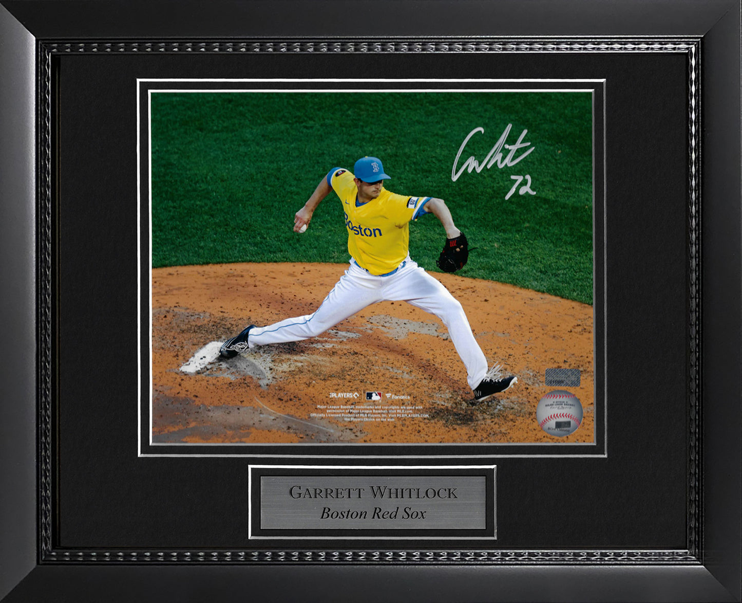 Garrett Whitlock Autograph Photo City Connect Uniform 11x14