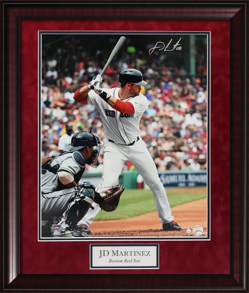 JD Martinez Autograph Photo Ready 23x27