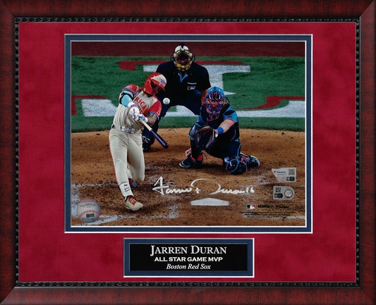 Jarren Duran Autograph Photo ASG Homerun Hit 11x14