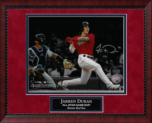 Jarren Duran Autograph Photo Swing Spotlight 11x14