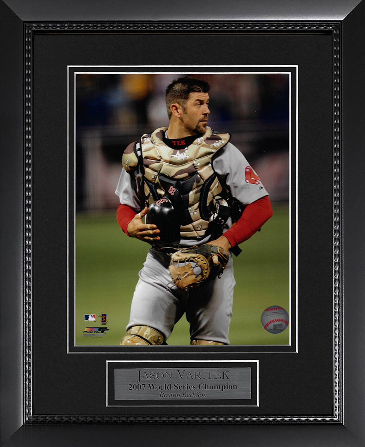 Jason Varitek Photo Camouflage Gear 11x14