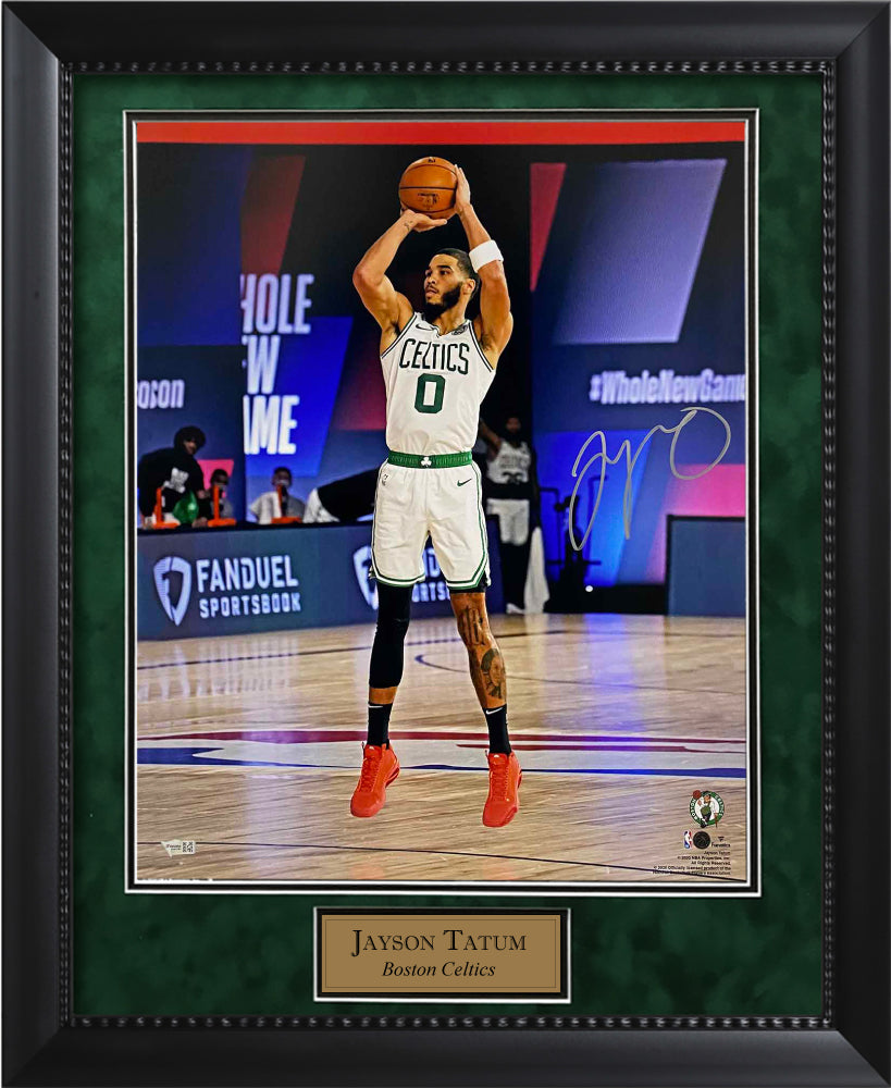 Jayson Tatum Autograph Photo Shoot Alone 23x27 Fanatics Authentication