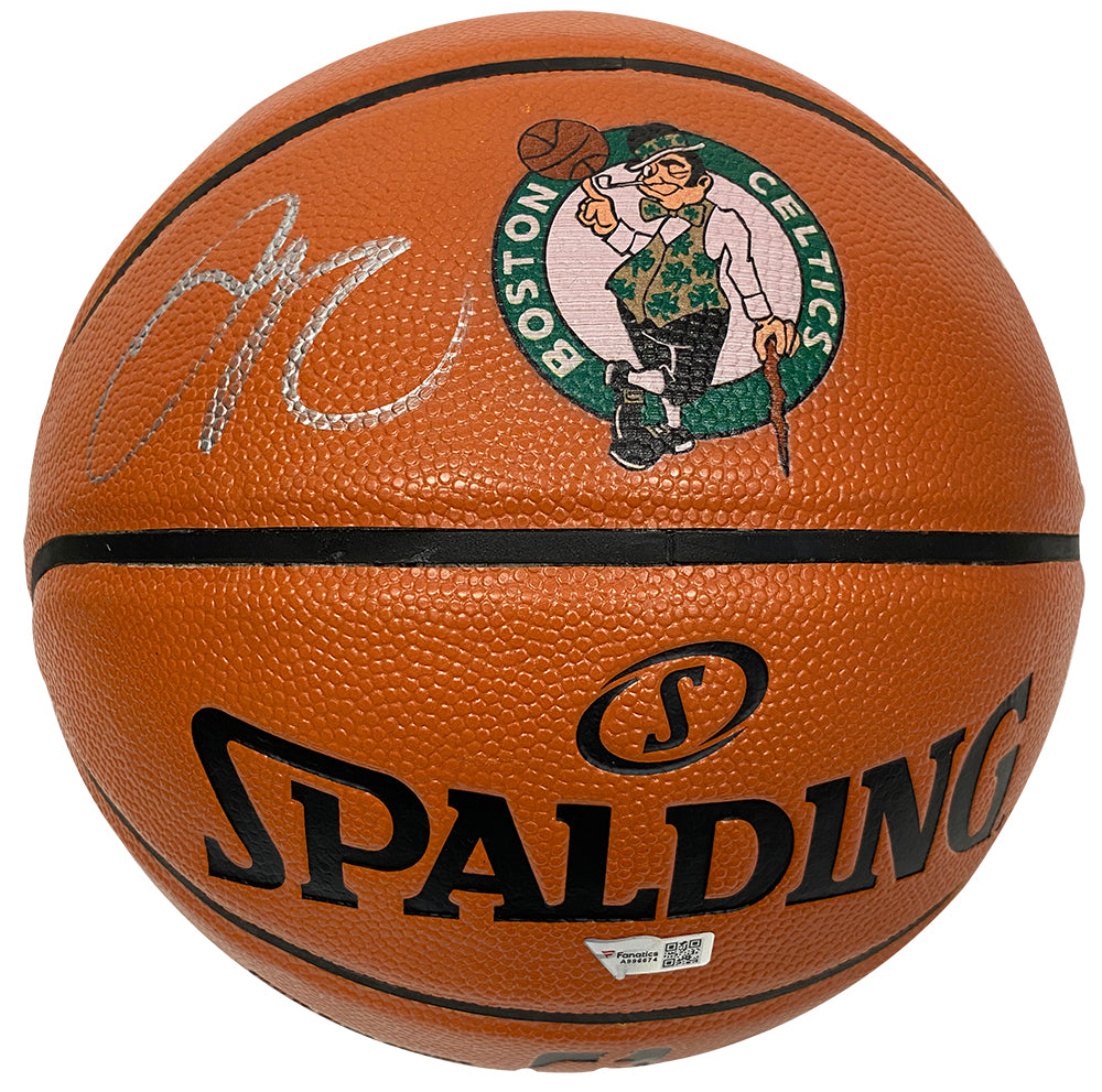 Jayson Tatum Autograph Basketball Celtics Logo