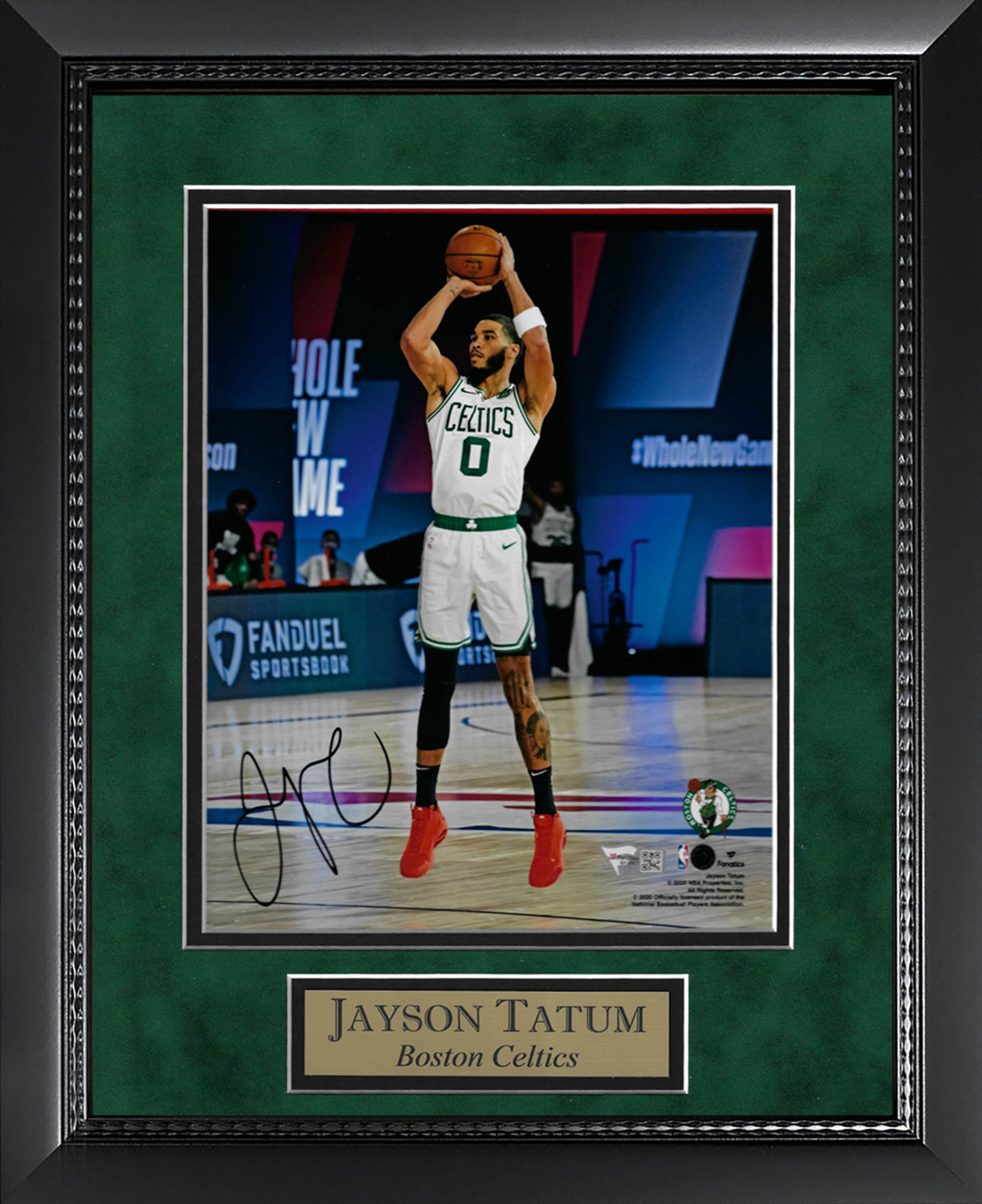 Jayson Tatum Autograph Photo Jump Shot 11x14