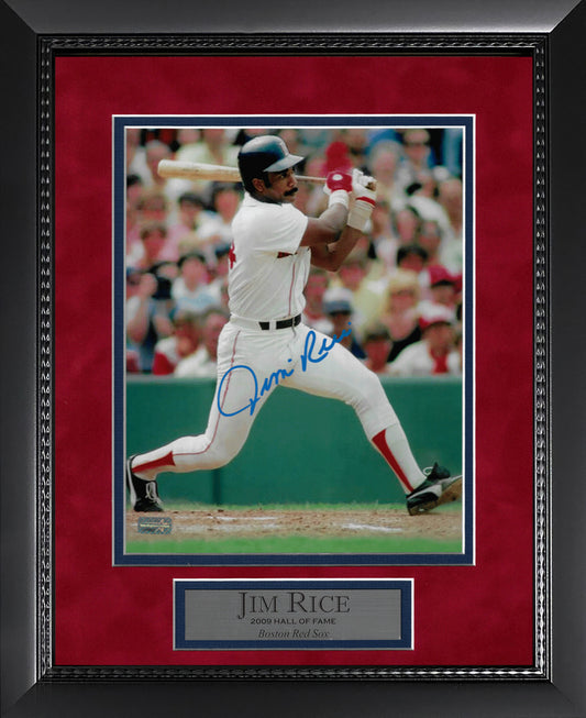 Jim Rice Autograph Photo Swing Color 11x14