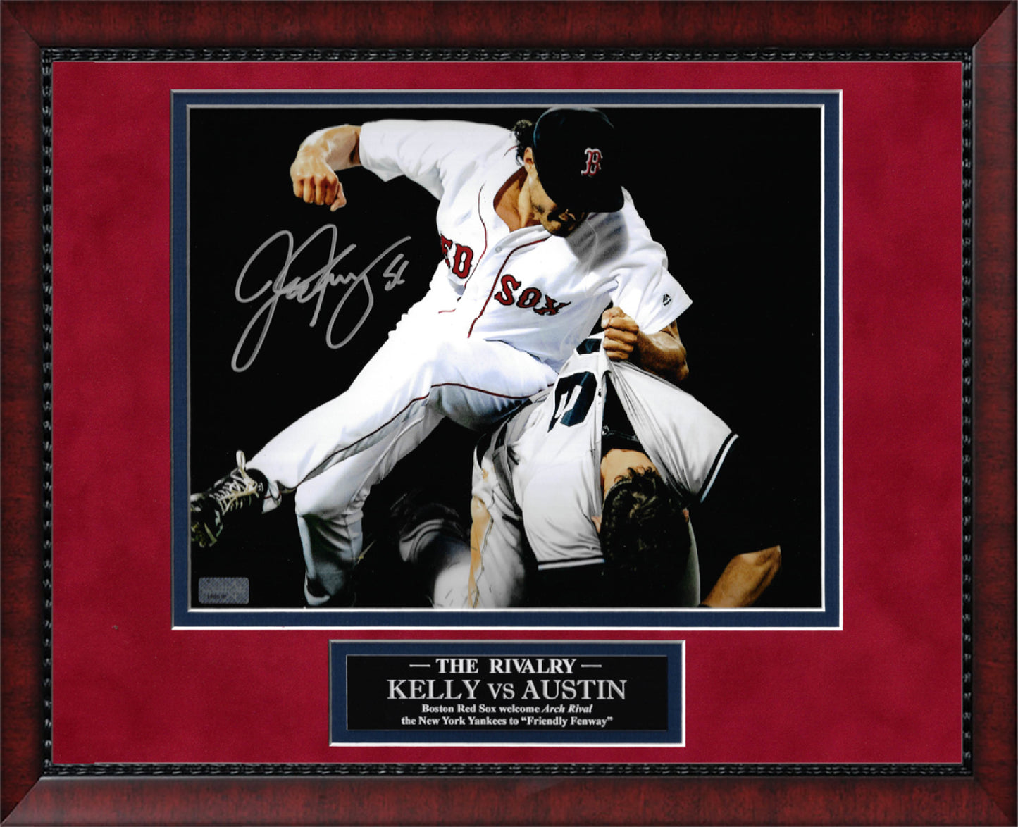 Joe Kelly Autograph Photo Fight Vs Yankees 11x14