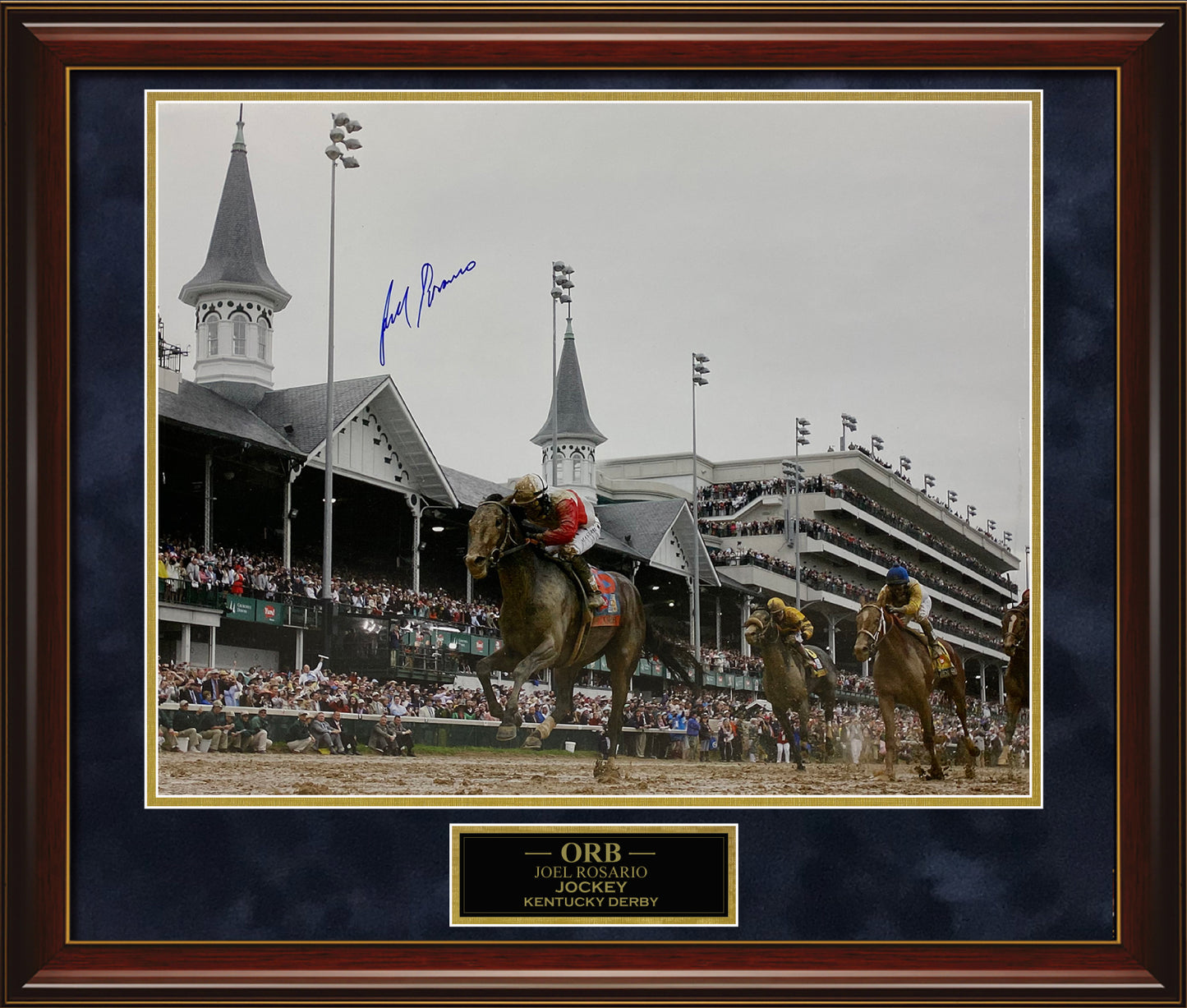 Joel Rosario Autograph Photo Orb Kentucky Derby 23x27
