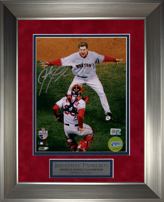Jonathan Papelbon Autograph Photo '07 World Series Victory 11x14