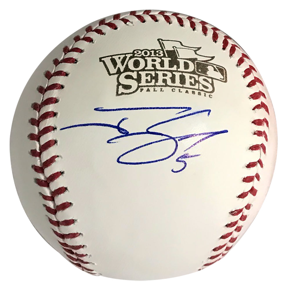 Jonny Gomes Autograph Baseball World Series 2013 logo
