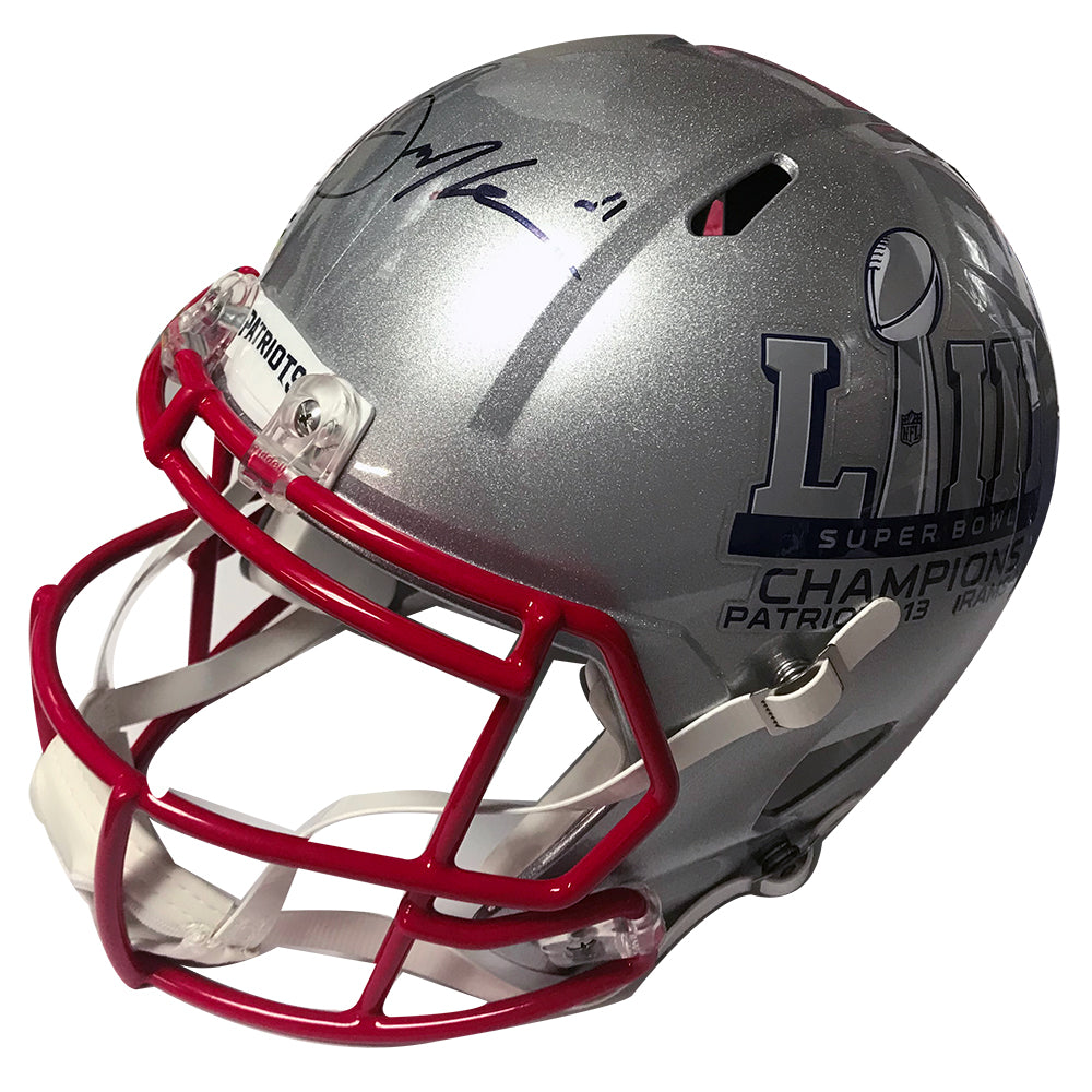 Julian Edelman Autograph Super Bowl LIII Helmet Replica Speed