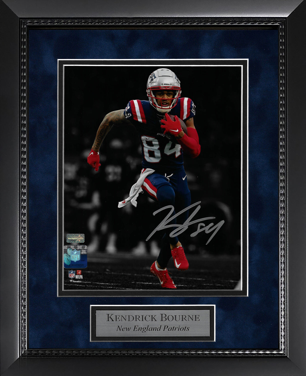 Kendrick Bourne Autograph Photo Run 11x14