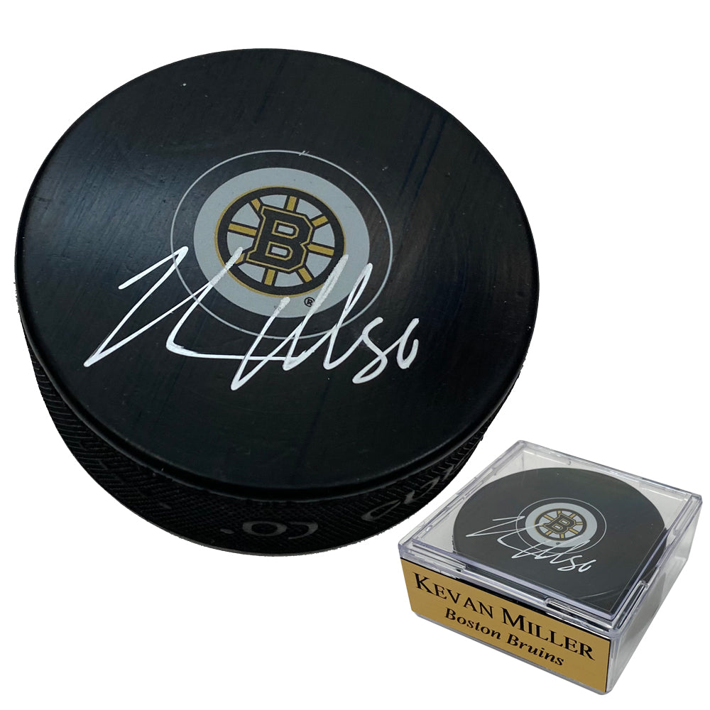Kevan Miller Autograph Puck Bruins B