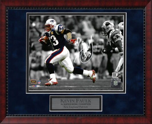 Kevin Faulk Autograph Photo Spotlight 11x14