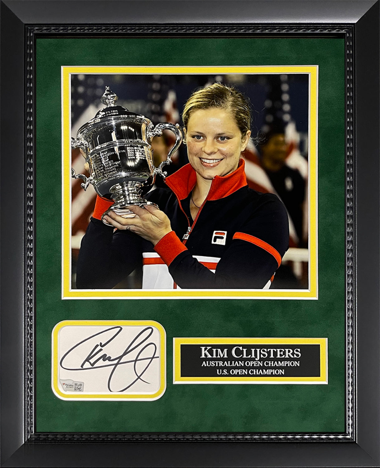 Kim Clijsters Autograph Collage 11x14