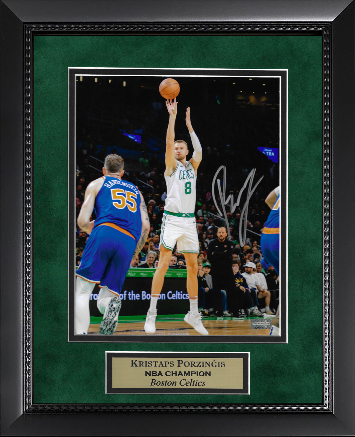 Kristaps Porzingis Autograph Photo Shoot 11x14