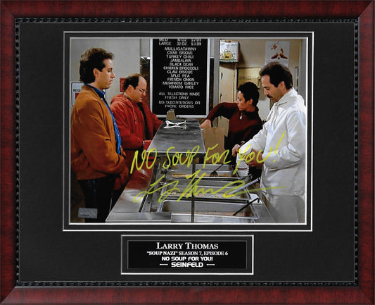 Larry Thomas Autograph Photo Seinfeld Soup Nazi 11x14