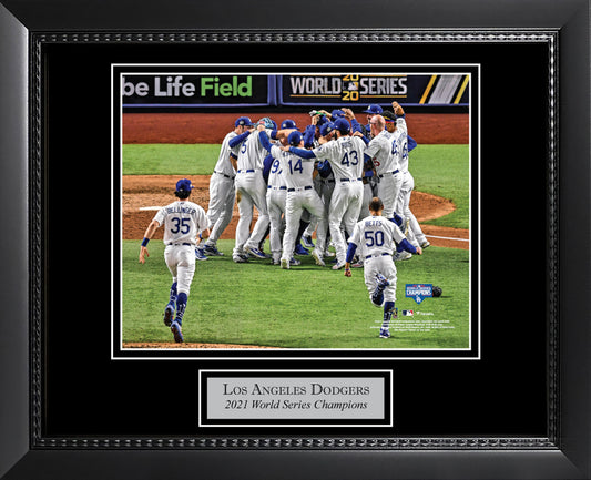 Los Angeles Dodgers Photo Celebrate 2020 World Series Champions 11x14