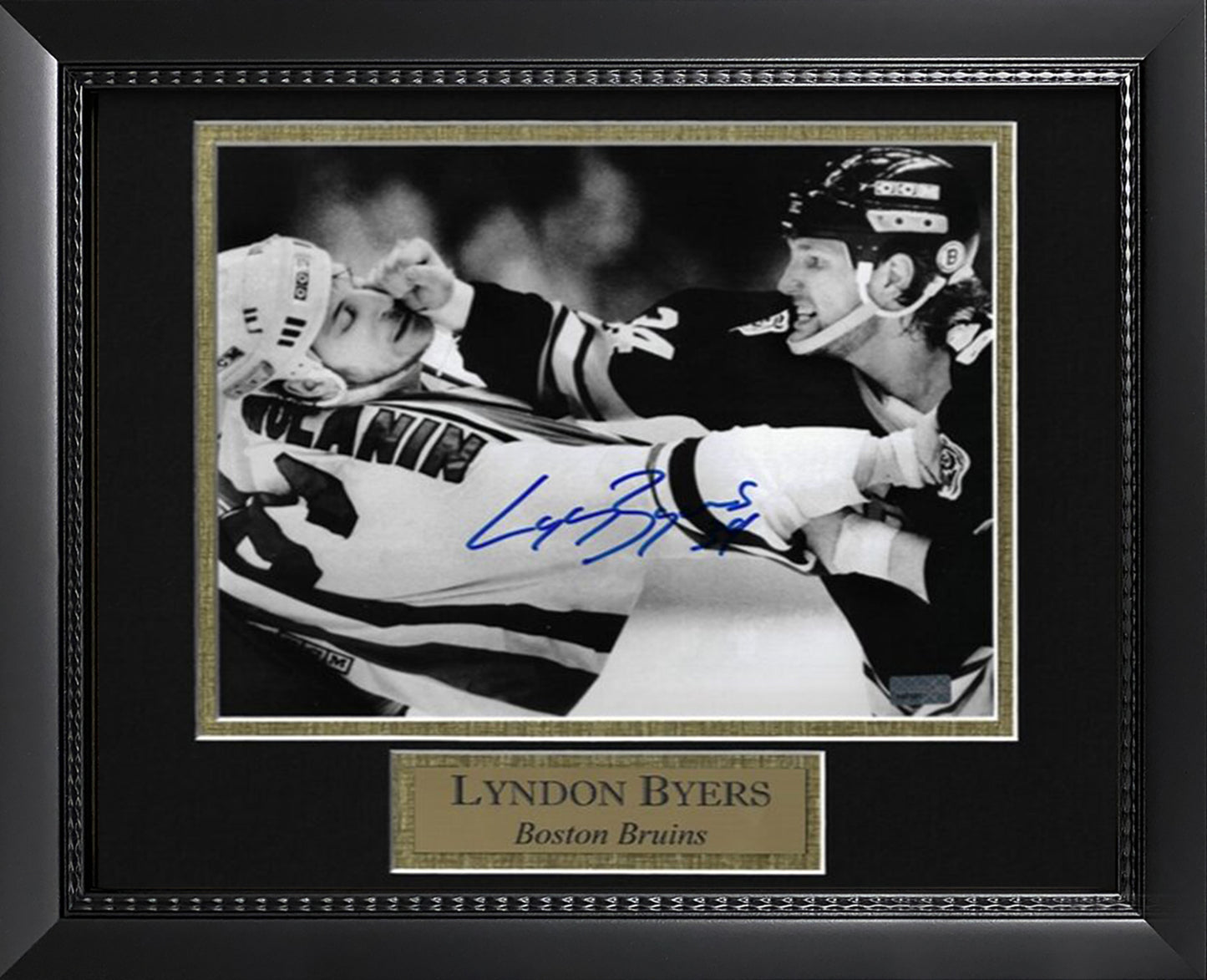 Lyndon Byers Autograph Photo Fight 11x14