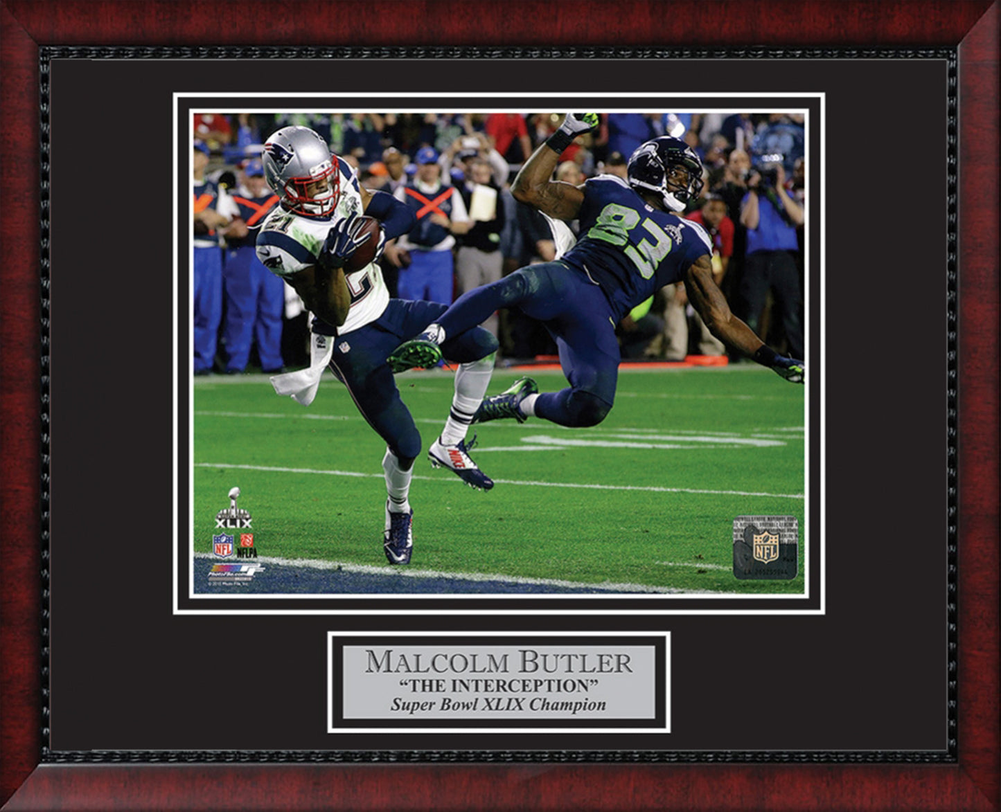 Malcolm Butler Photo Super Bowl XLIX Game Winning Interception 11x14