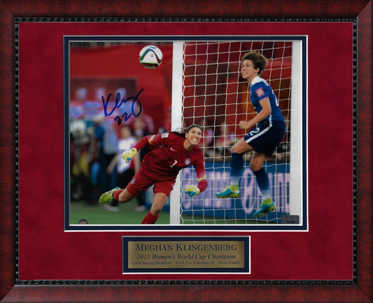 Meghan Klingenberg Autograph Photo Head Ball USA 2015 Women's World Cup 11x14