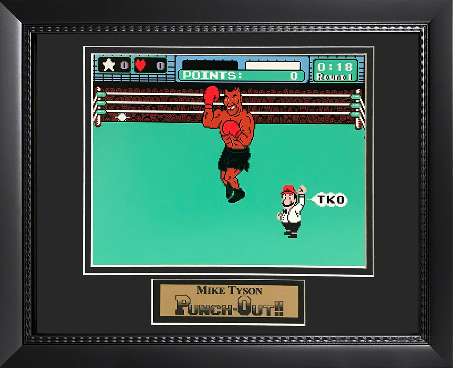 Mike Tyson Photo Punch Out 11x14