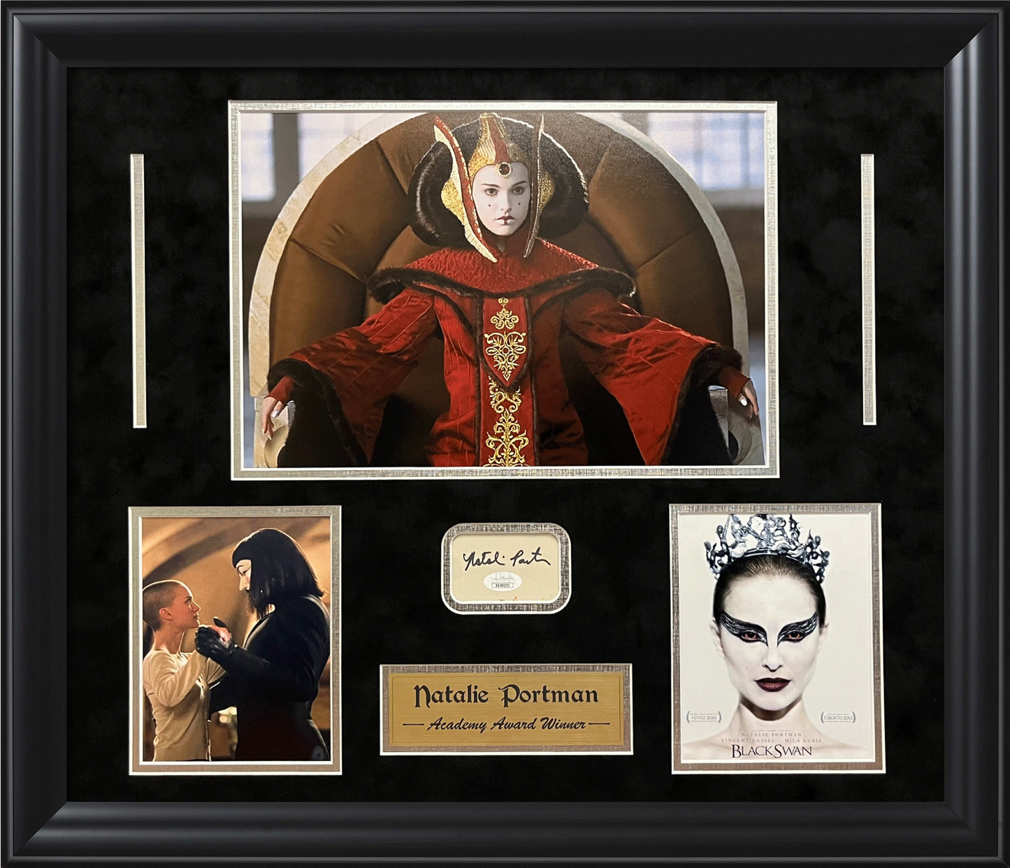 Natalie Portman Autograph Collage 23x27 JSA Authentication
