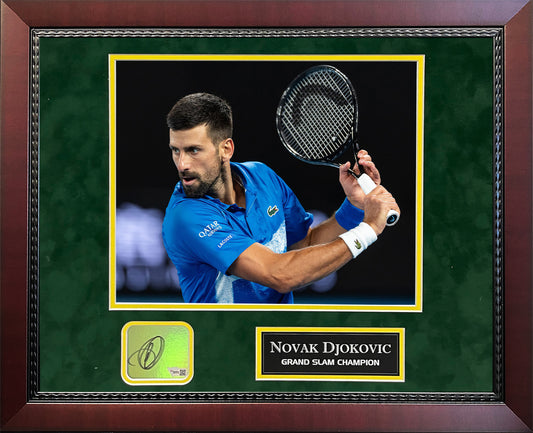 Novak Djokovic Autograph Collage 16x20