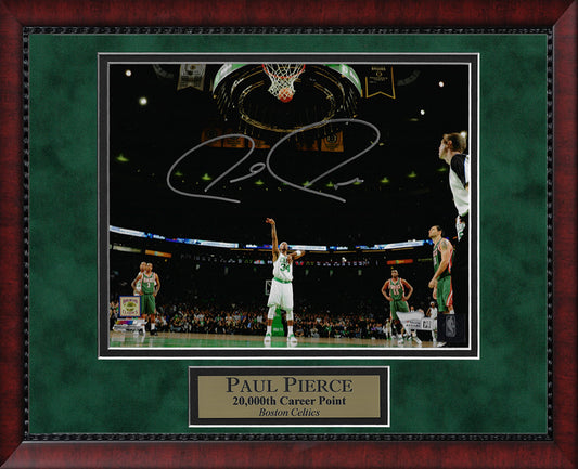 Paul Pierce Autograph Photo Shoot 2000 Point Basket View 11x14