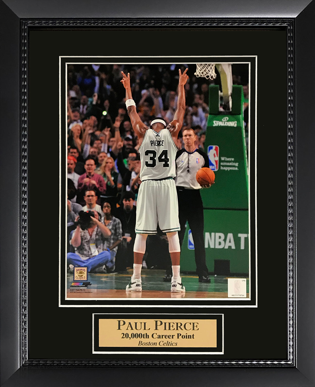 Paul Pierce Photo Arms Up 11x14