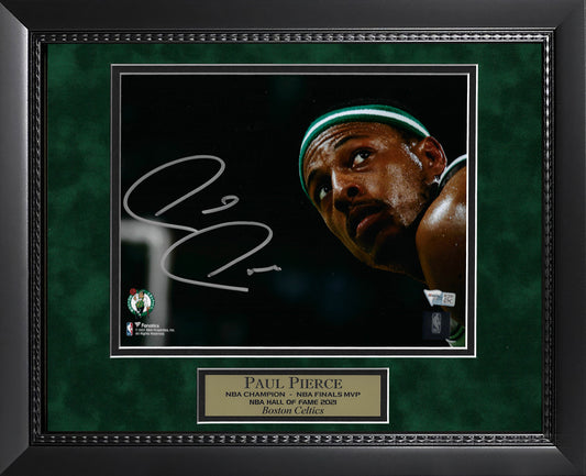 Paul Pierce Autograph Photo Close Up 11x14