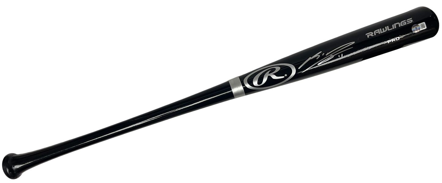 Rafael Devers Autograph Bat