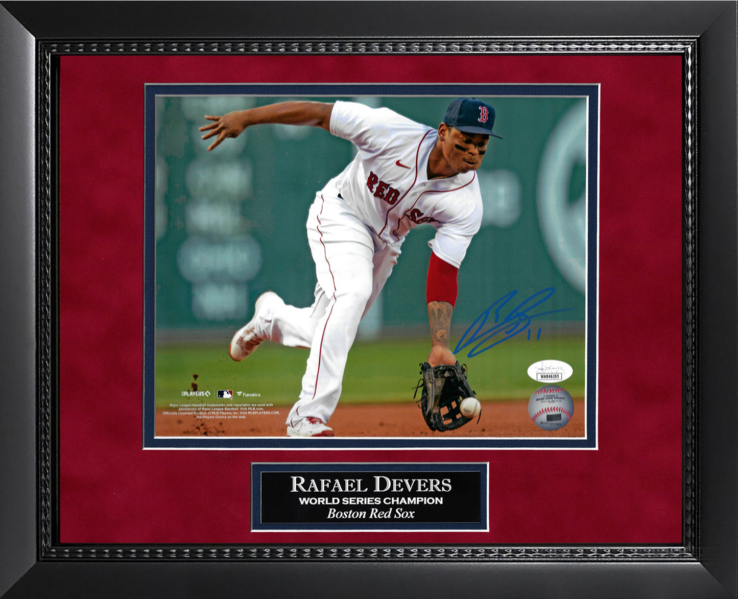 Rafael Devers Autograph Photo 11x14